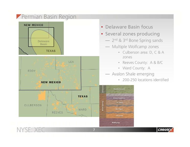 March 2014 Corporate Presentation – Cimarex Energy Co. – slide 6