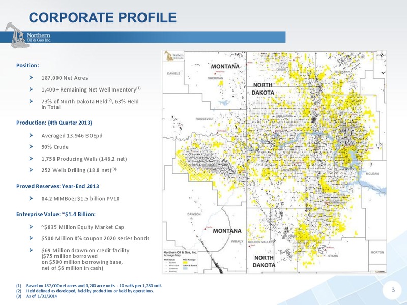 IPAA OGIS New York 2014 – Northern Oil and Gas, Inc. – slide 3
