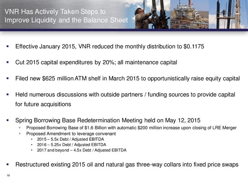 NAPTP 2015 MLP Conference Presentation – Vanguard Natural Resources, Llc – slide 17
