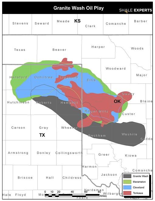 Granite Wash Map